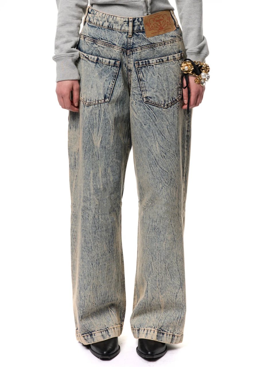 WOMEN BACKWARDS JEANS WOVEN 