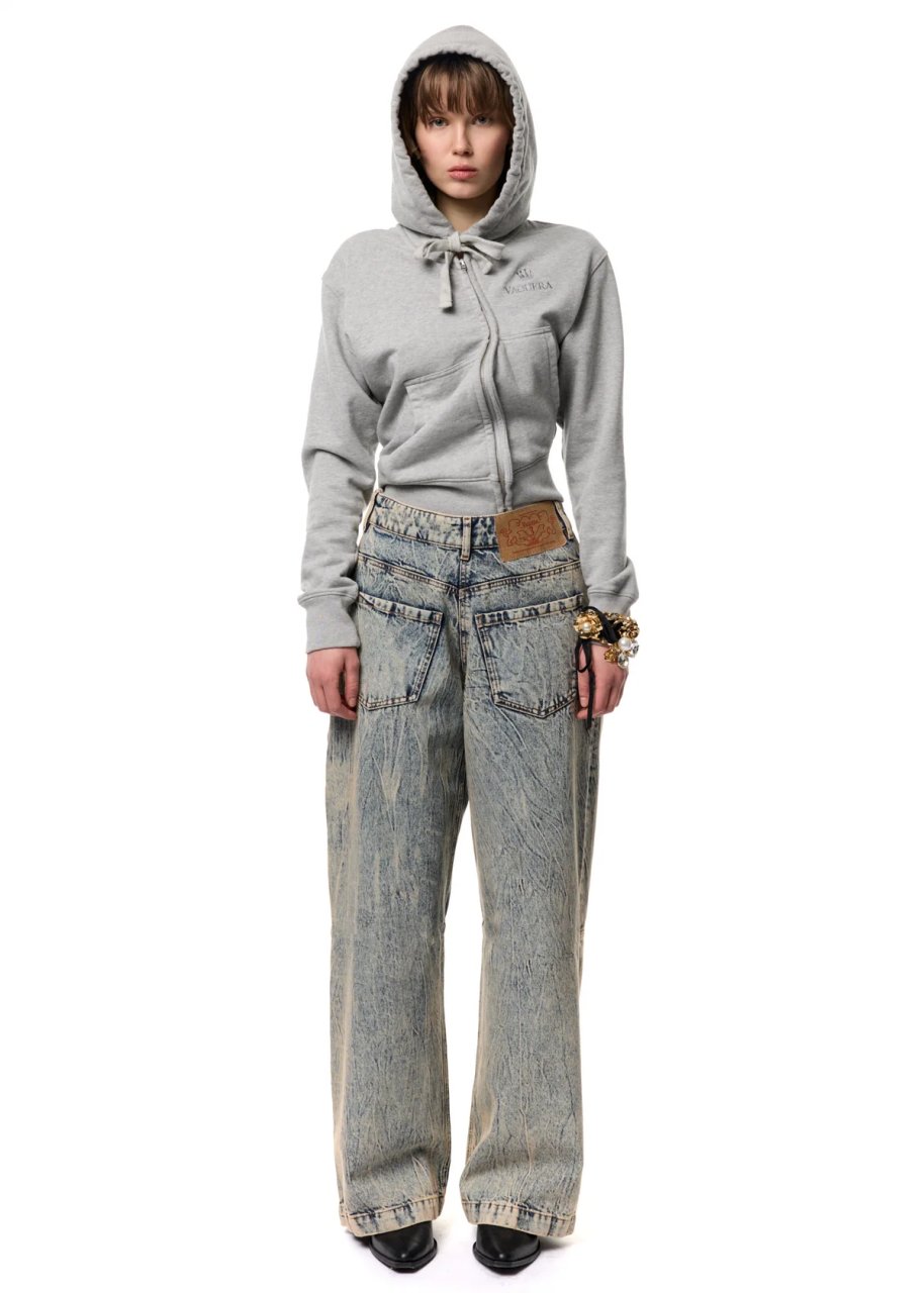 WOMEN BACKWARDS JEANS WOVEN 