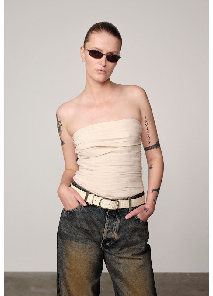 RINGO TOP IN CREME 