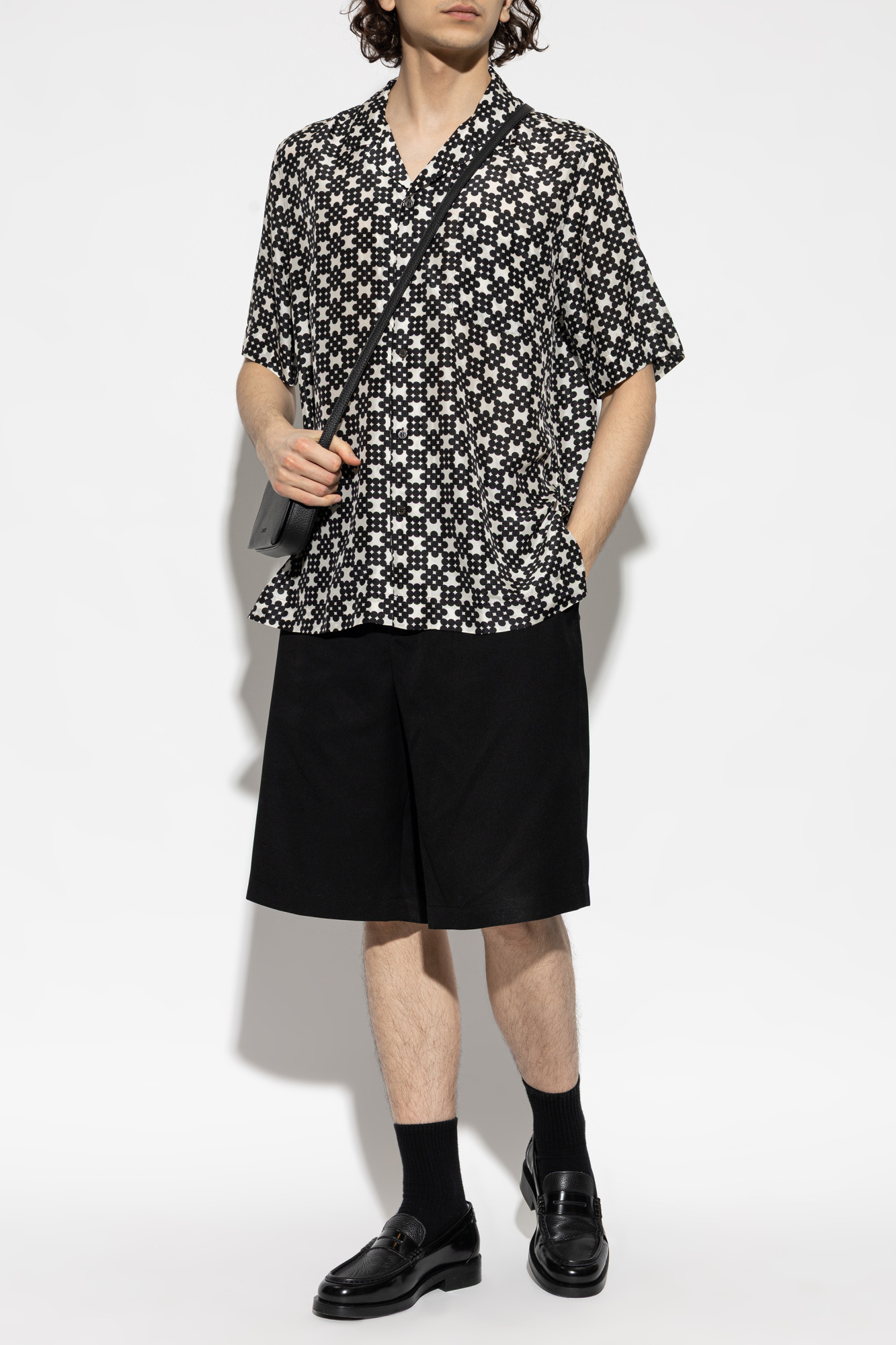 MEN'S SHIRT IN BLACK