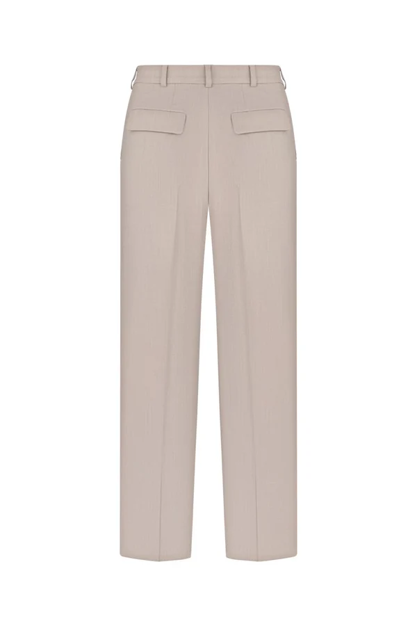 TAUPESTRAIGT-LEG TROUSERS