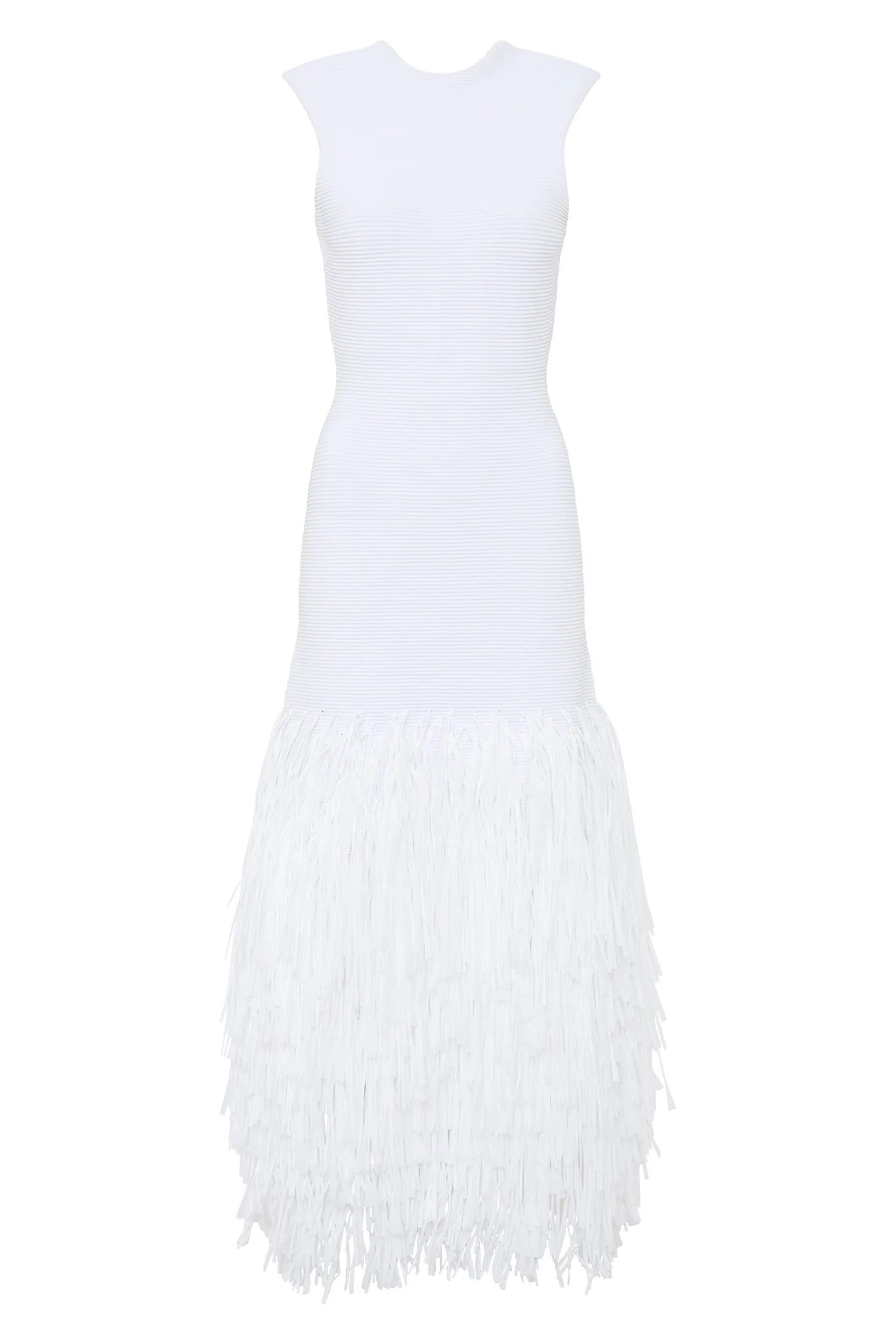 RUSHES RAFFIA MIDI DRESS