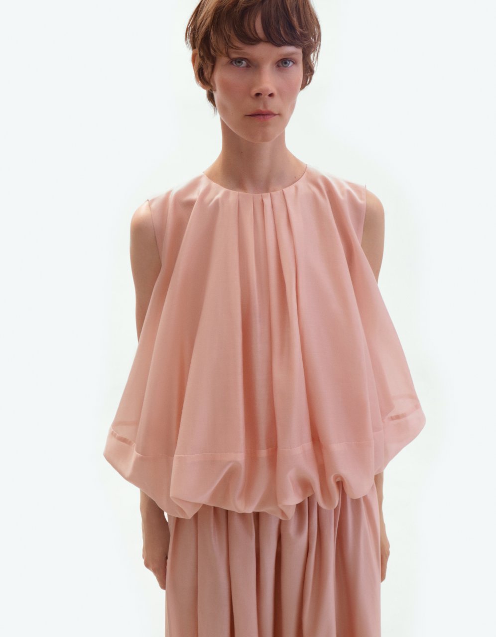 DUSKY PINK BALLOON TOP