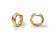 SPIKELET HOOPS IN GOLD