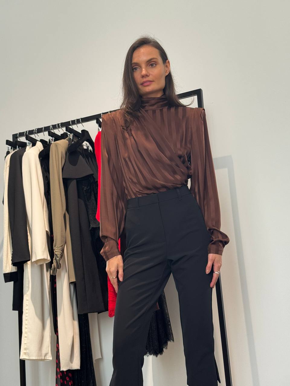 POPPINS BODYSUIT IN BROWN