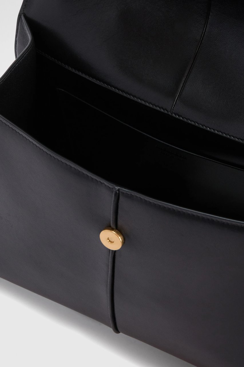 LINEA TOP HANDLE BAG IN BLACK 