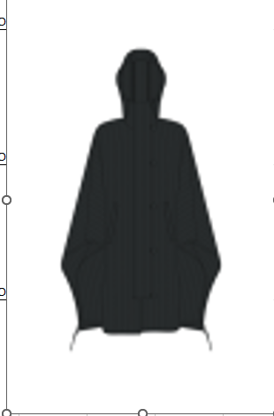 RYDER PONCHO SCOOTER BLACK
