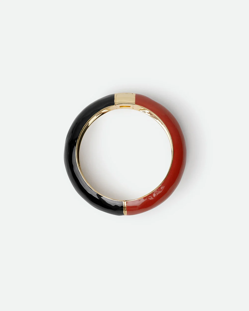 TWO COLOR BRACELET IN RED/BLACK