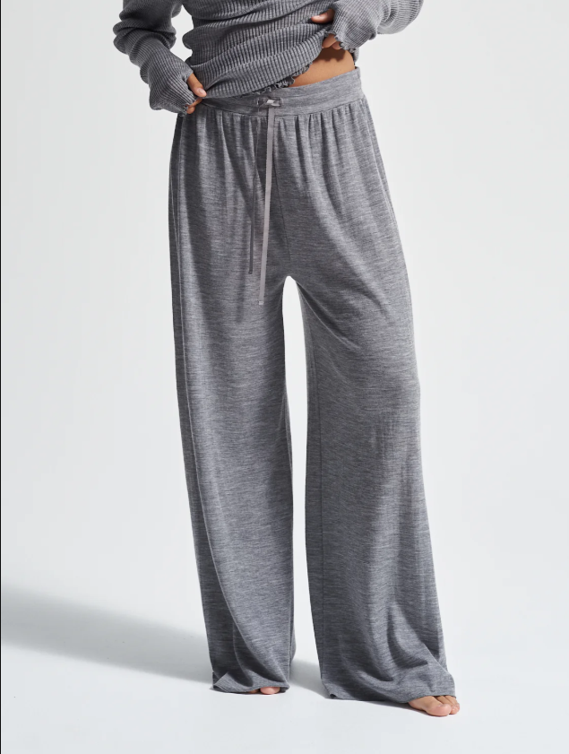 WOLLEN BARBERA IN GREY MELANGE