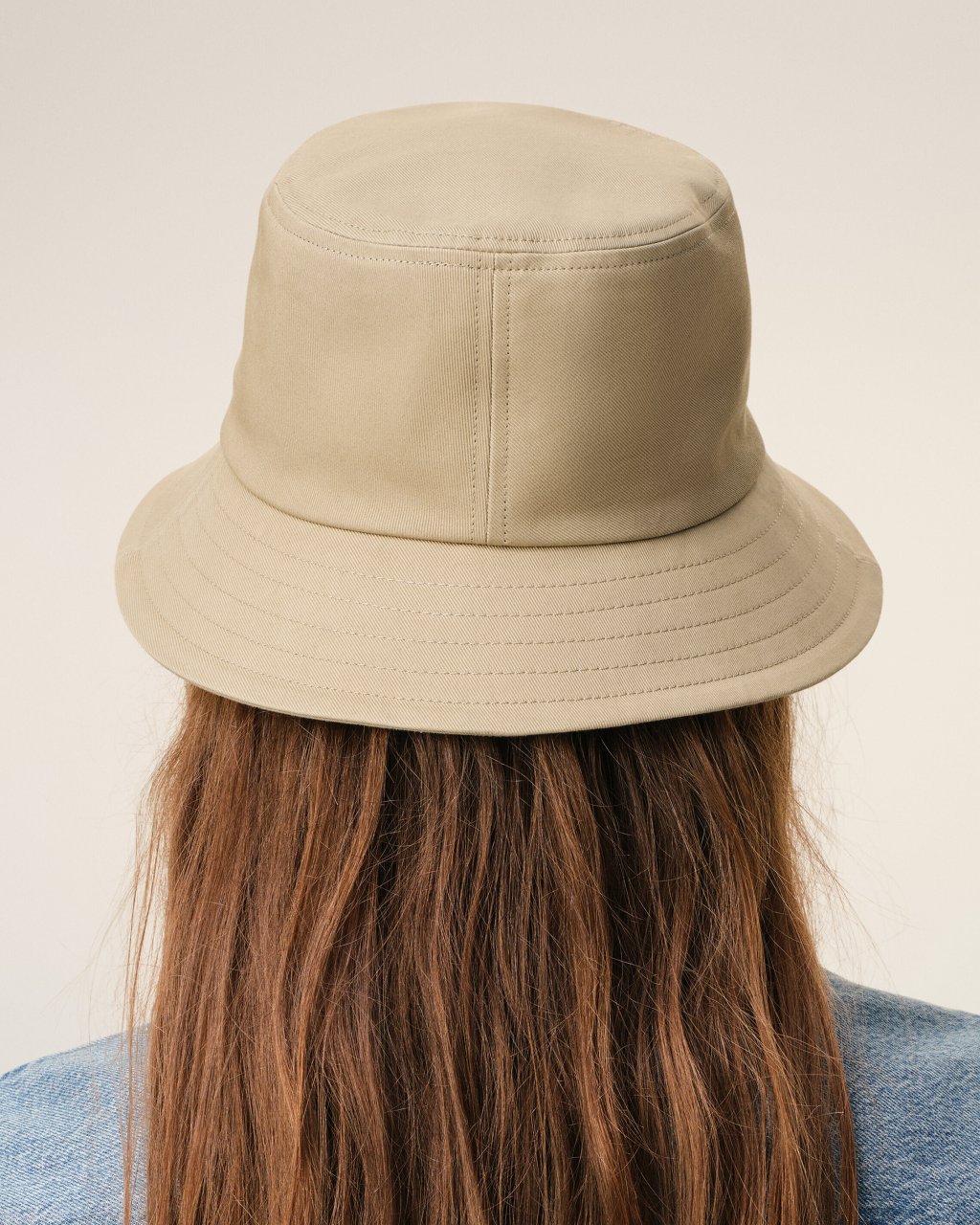 QUOTA -BLACK AMI DE COEUR BUCKET HAT IN BEIGE TAUPE