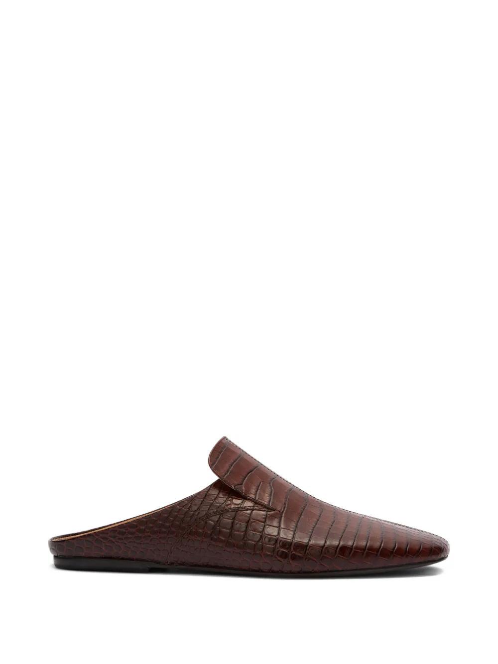 MEN'S MULES IN DARK BROWN