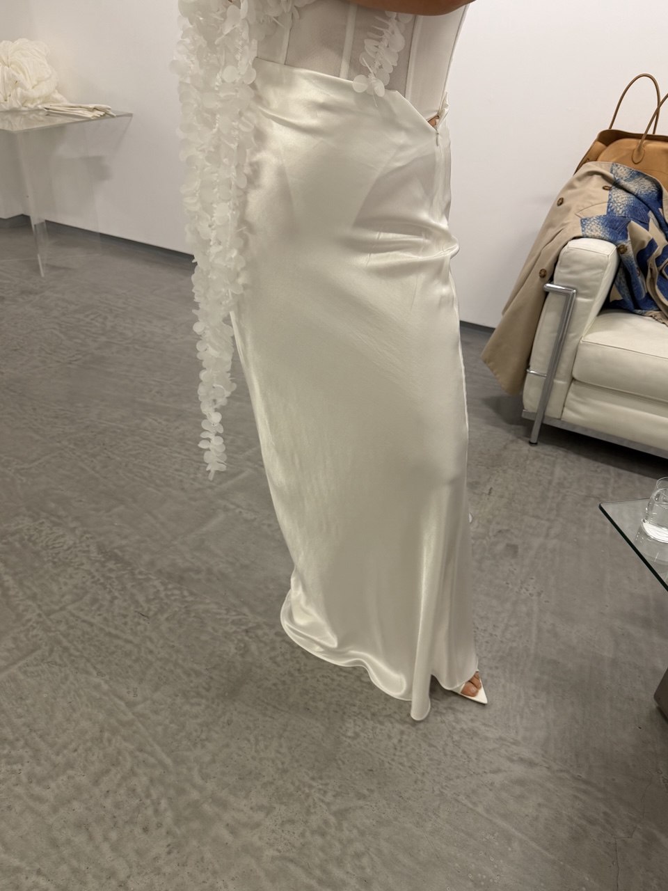 MARITZA MAXI SKIRT LILY WHITE