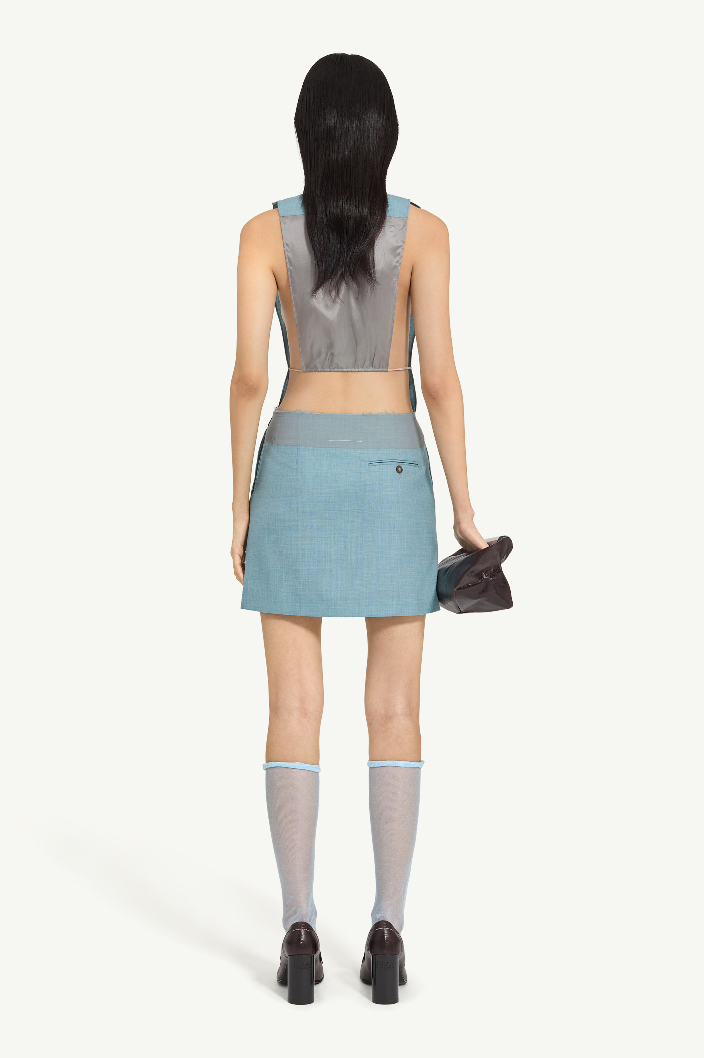 MINI SKIRT BLUE 