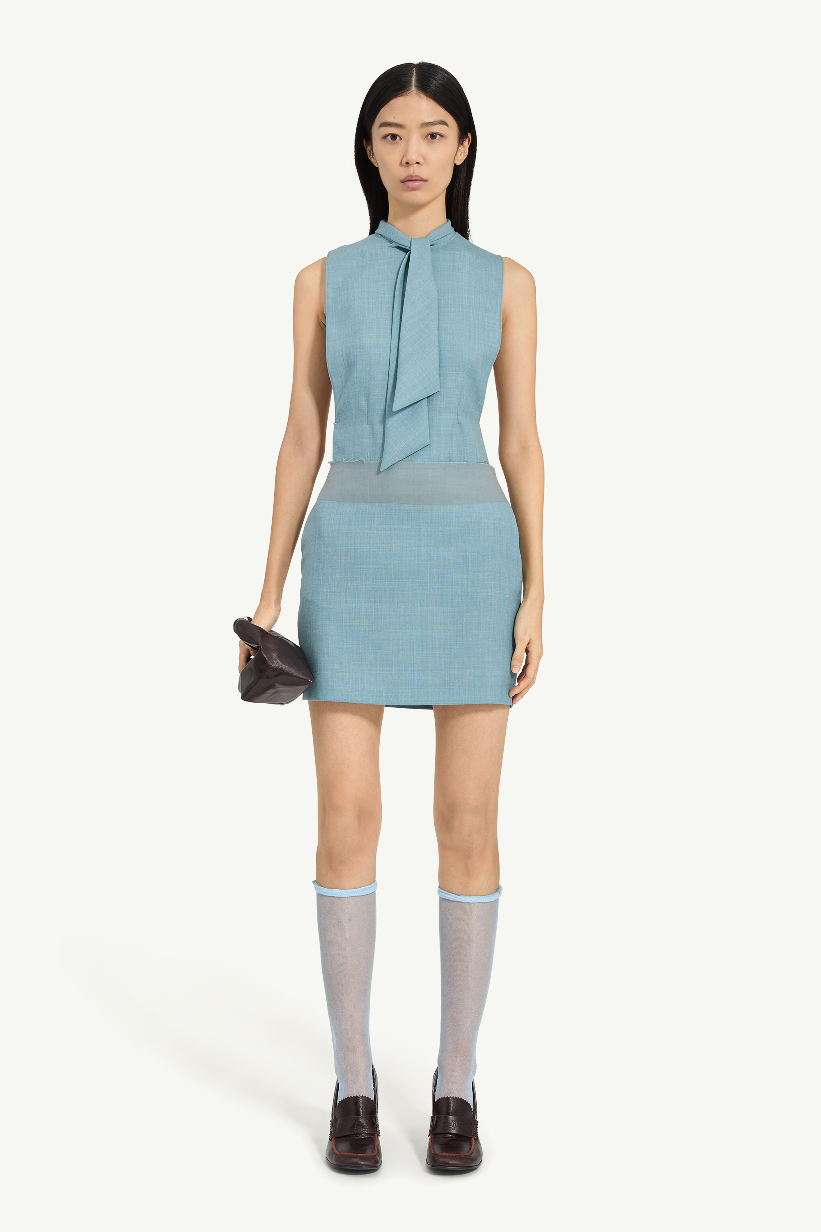 MINI SKIRT BLUE 