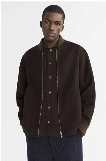 MEN'S BOMBER JACKET MOCHA