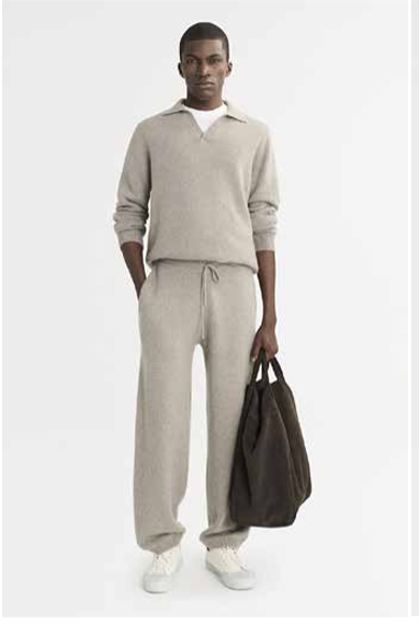 MEN'S PANTS GREIGE