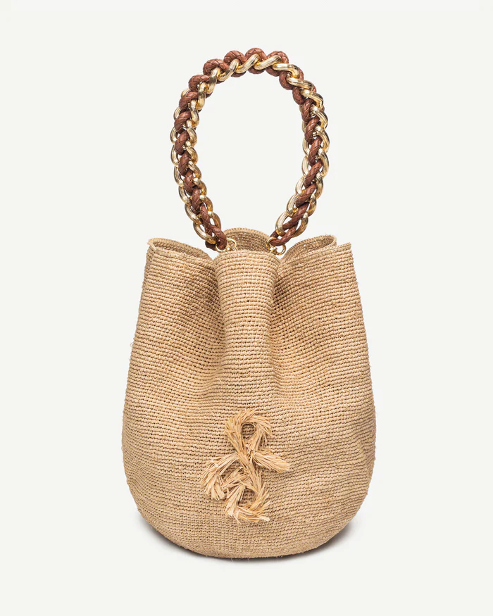 THE HATBAG NATURAL STRAW