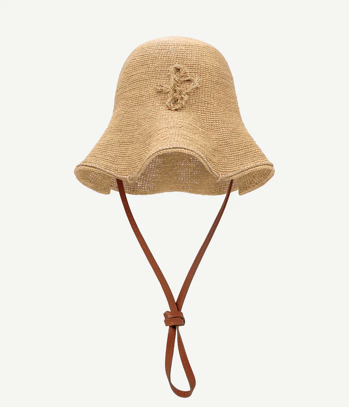THE HATBAG NATURAL STRAW
