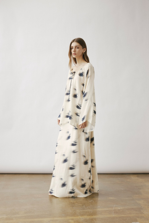 NILI BLURRY BLOUSE IN MIXED