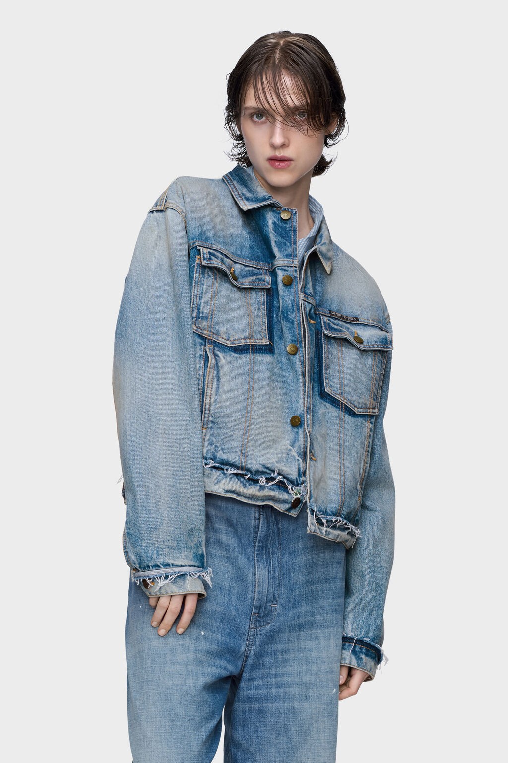 SPORTSJACKET LIGHT BLUE INDIGO