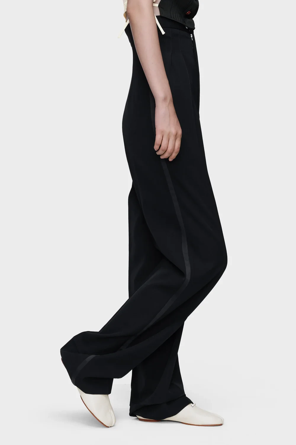 PANTS BLACK WOOL