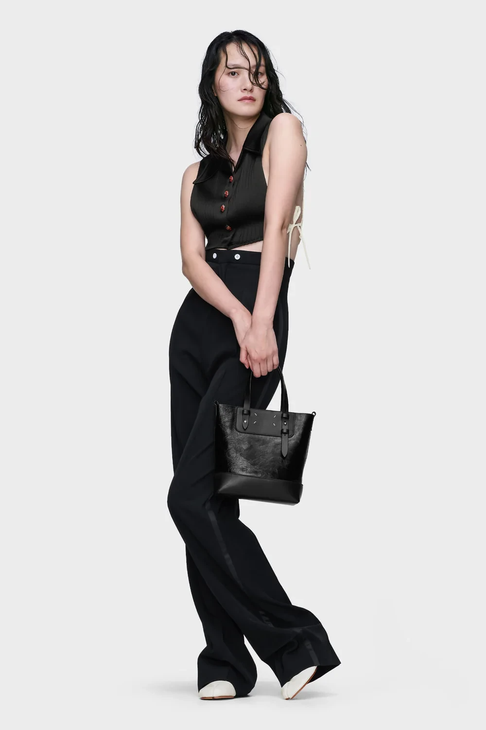 PANTS BLACK WOOL