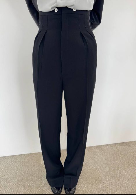 PANTS BLACK WOOL