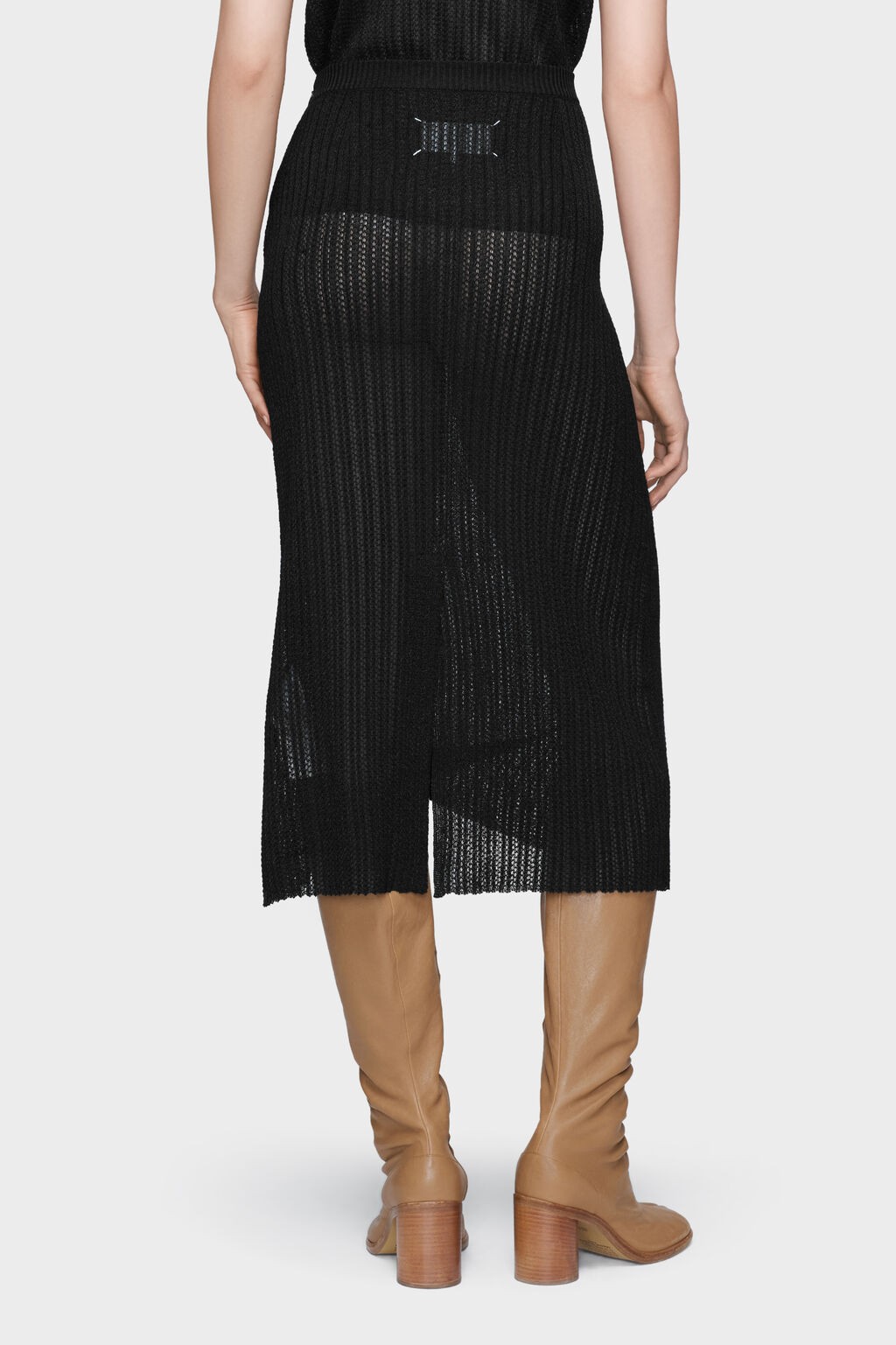 MIDI SKIRT BLACK