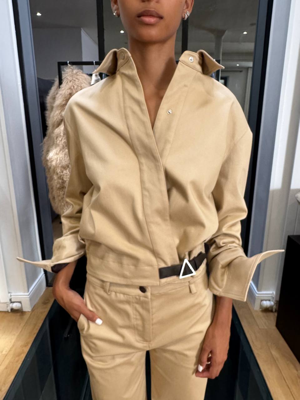 JOLIE JACKET IN SABBIA