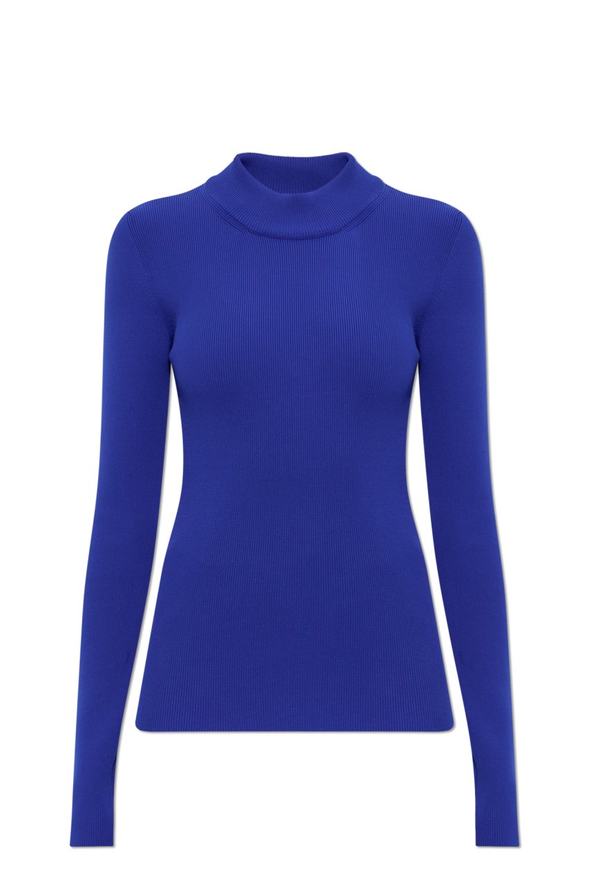 MOCK NECK JUMPER IN BLUEBELL
