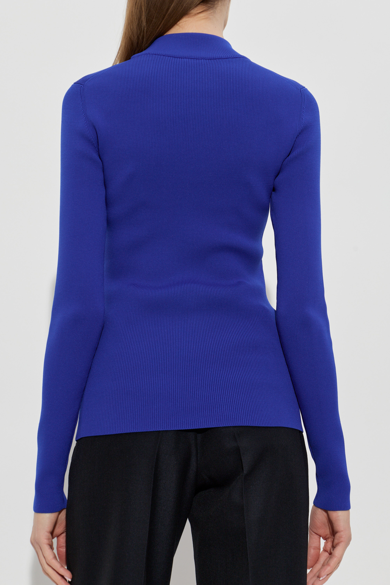 MOCK NECK JUMPER IN BLUEBELL