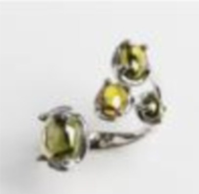 SHARP ALIEN RING OLIVEGREEN - RH