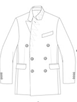 MEN'S JACKET IN NAVY