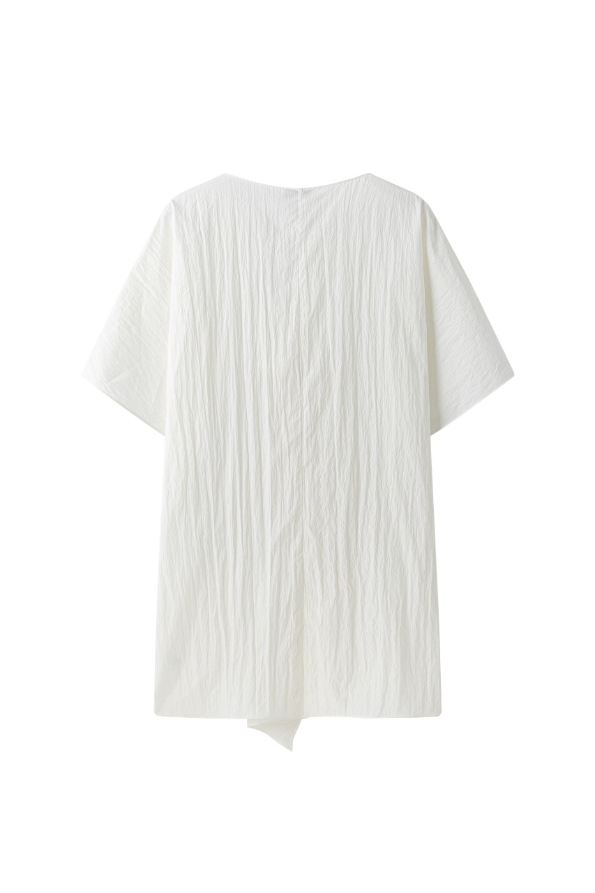 AVANA PLEAT MIDI DRESS IN WHITE 