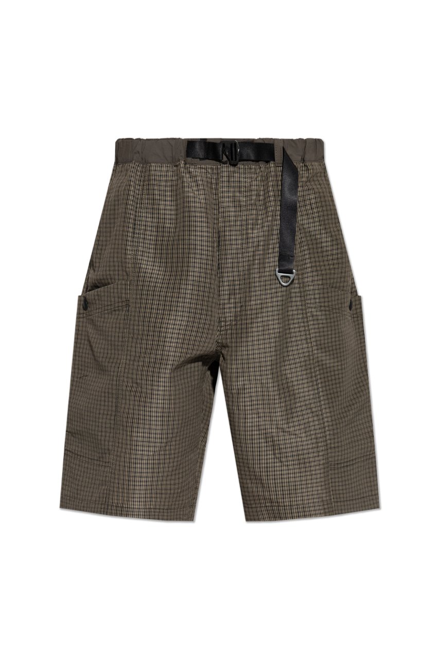 SHORTS IN BROWN CHECK