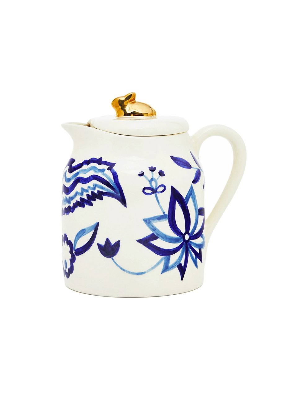 SEMIPORCELAIN EWER INDIGO