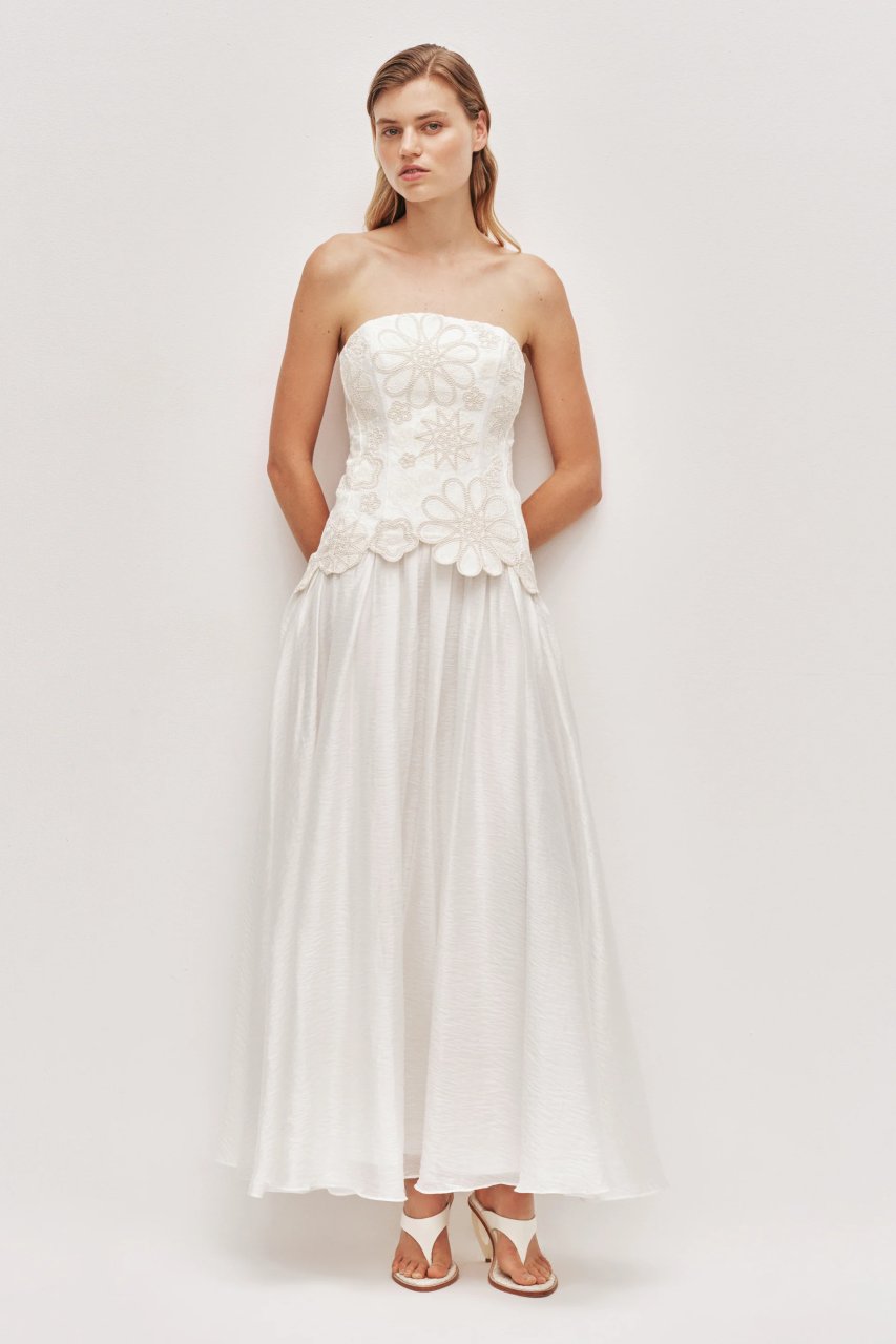 GIA EMBROIDERED GOWN