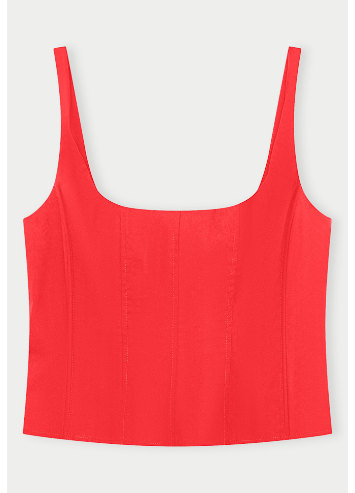 FREJA TOP IN RED