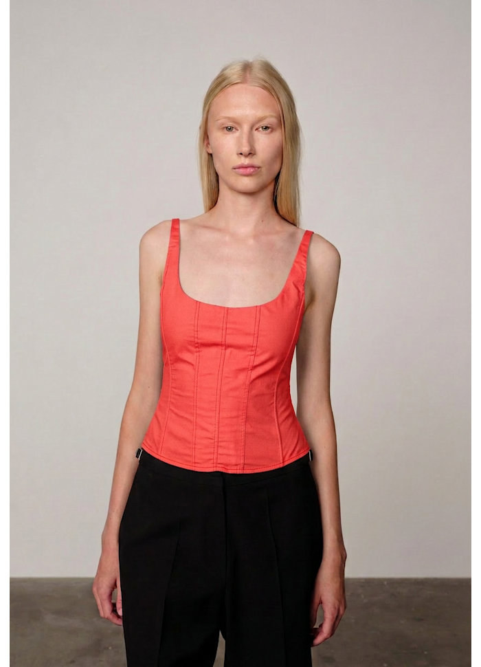 FREJA TOP IN RED