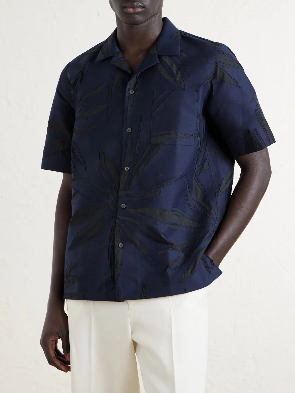 MEN'S SHIRT IN NAVY