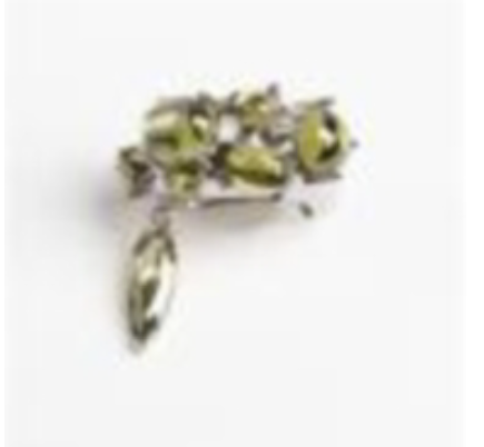 BLOWN CHARM EAR CUFF OLIVEGREEN SL - RH
