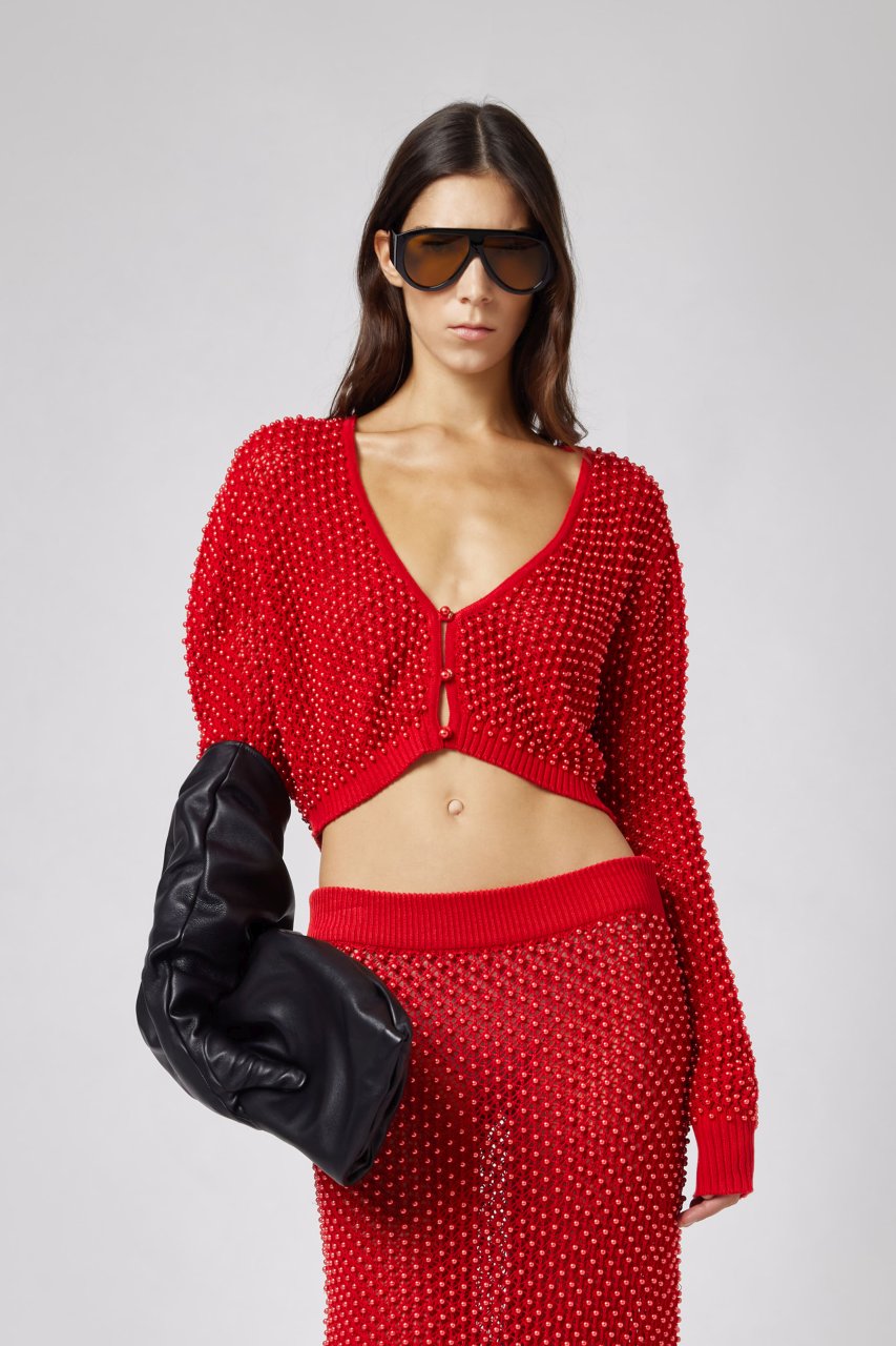 MAGLIA SWEATER IN RED
