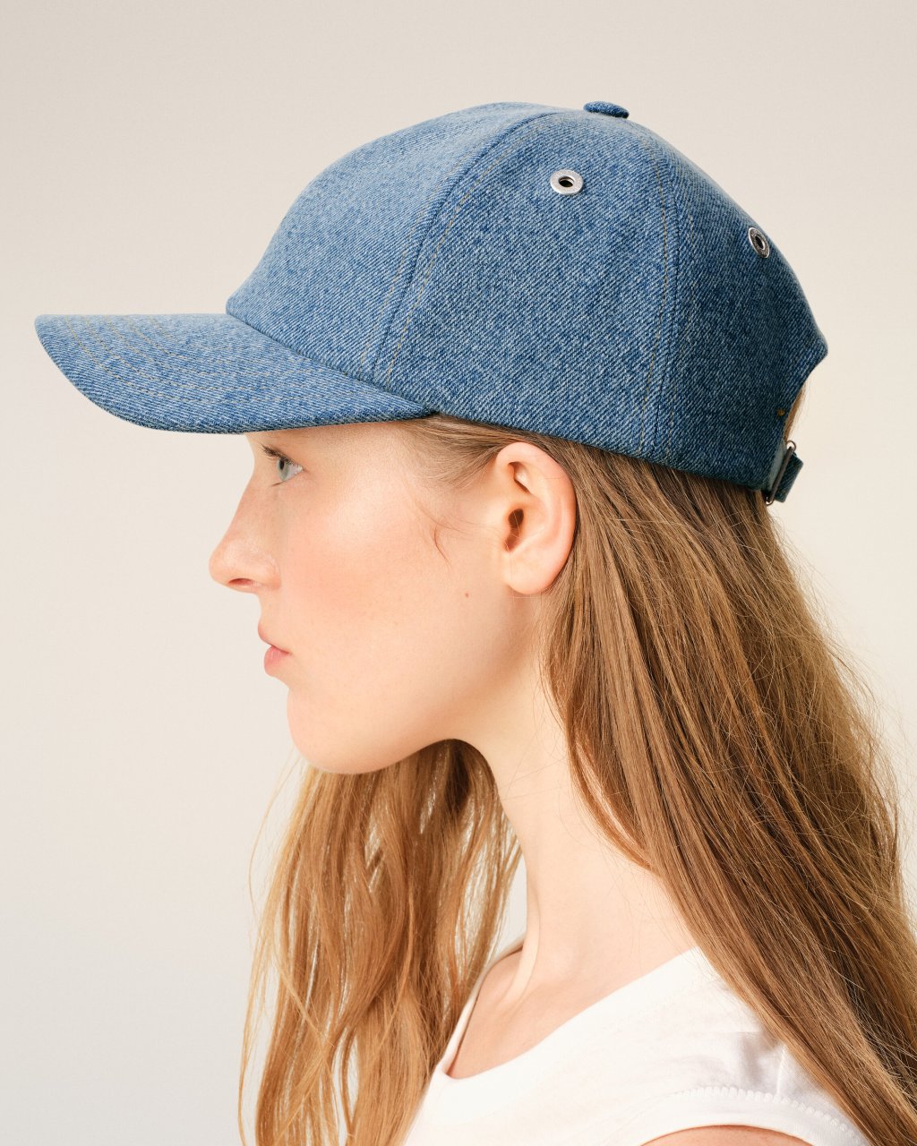 TABACCO AMI DE COEUR EMBROIDERY CAP IN USED BLUE