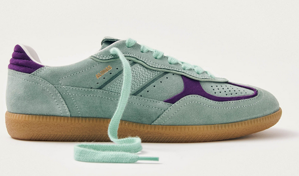 RIFE LEATHER SNEAKERS IN BLUE