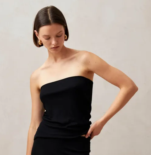 MONA TOP IN BLACK