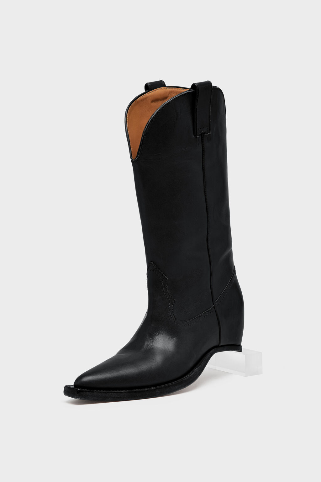 HEEL-LESS WESTERN HIGH BOOTS H45