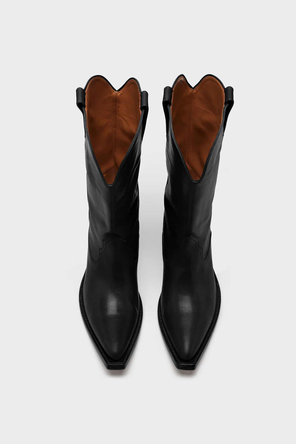 HEEL-LESS WESTERN HIGH BOOTS H45