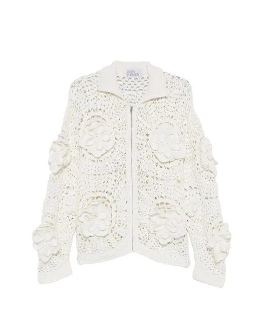 FLORAL JACKET IN IVORY 