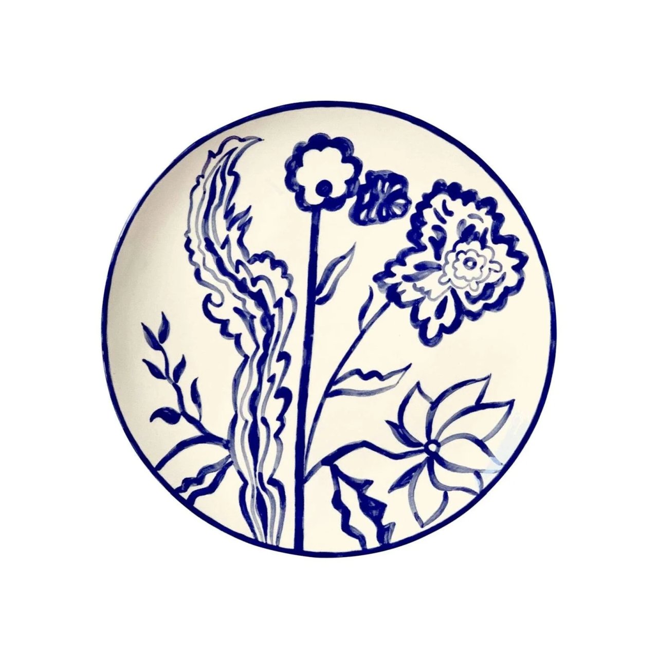 SEMIPORCELAIN PLATE INDIGO