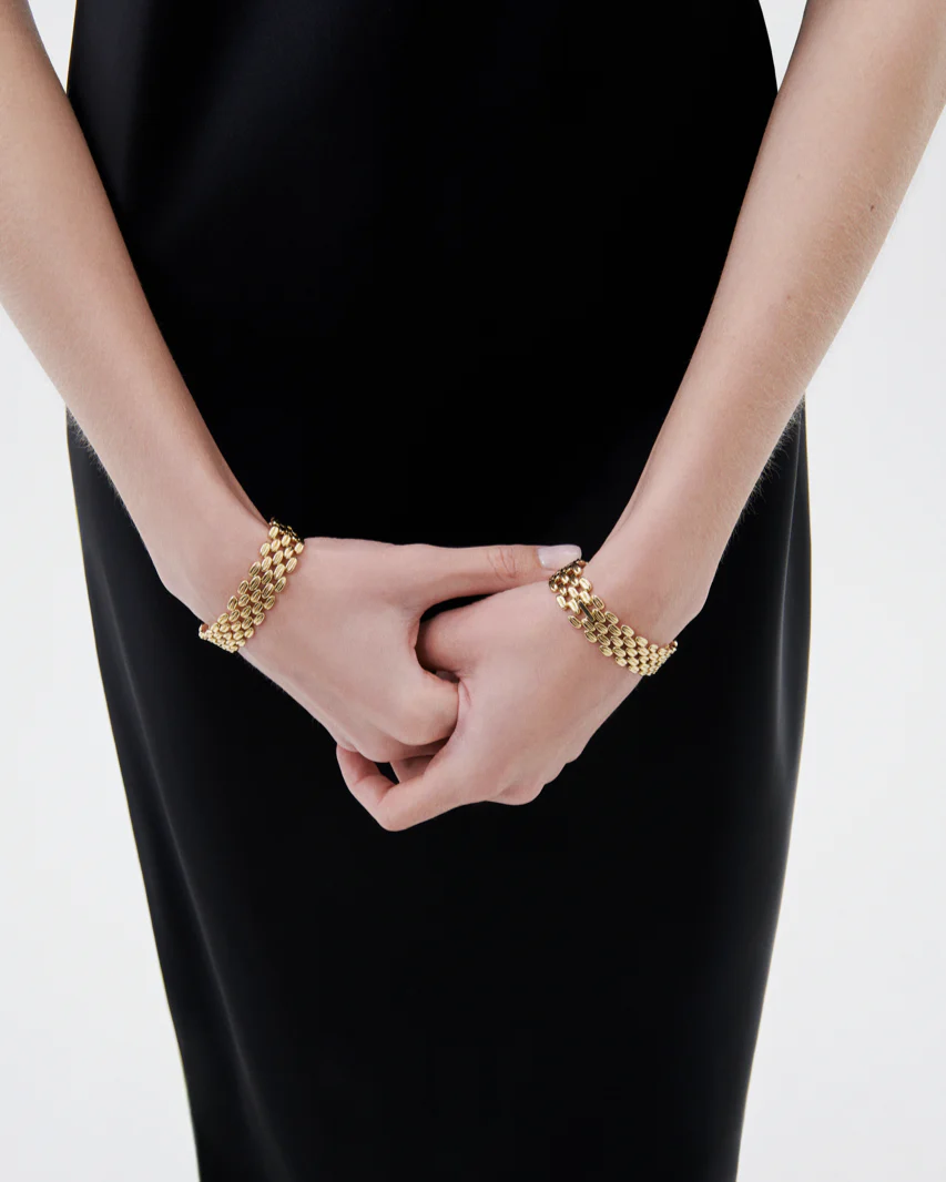 GRAINS BRACELET IN GOLD